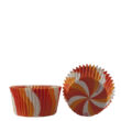 Muffin és cupcake kapszli - narancs-piros (1000 db)