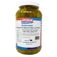 Hamburger uborka - szeletelt, hullámos (American Classics)