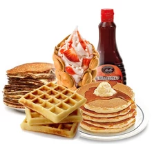 Palacsinta, gofri, szirup