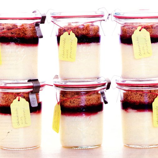 Cheesecake kis üvegben